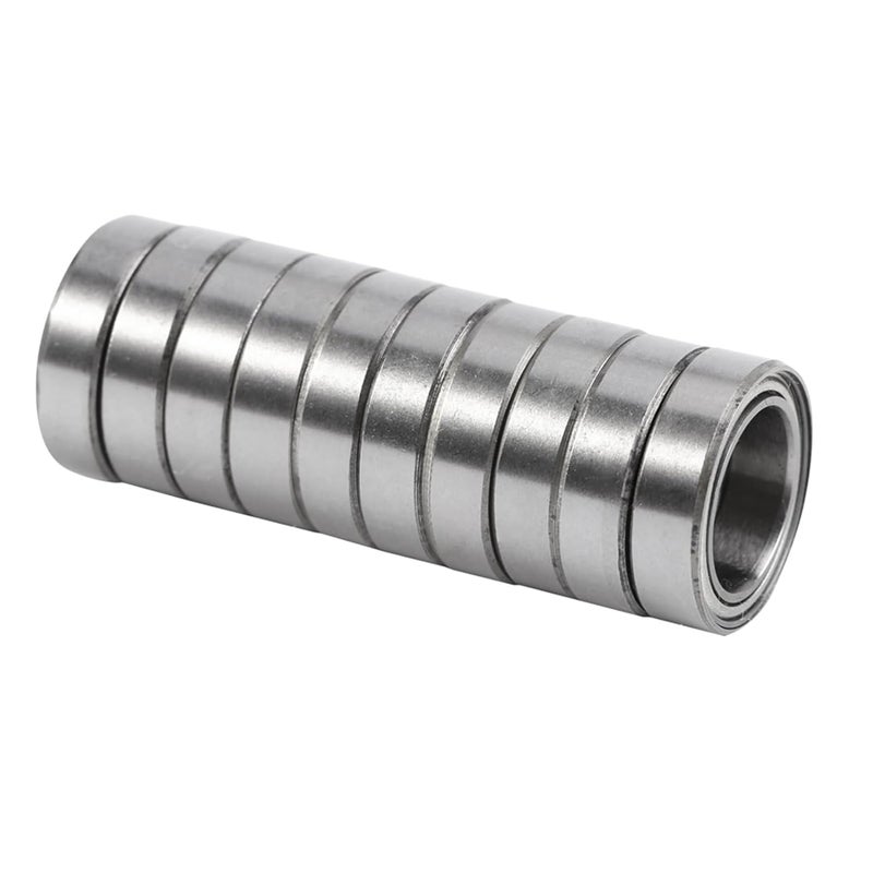 Moofey 10pcs Bearings, 10x15x4mm 6700ZZ Ball Bearing Double Shielded Thin Section Thin Wall - Image 1